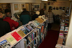 Queue for book signing